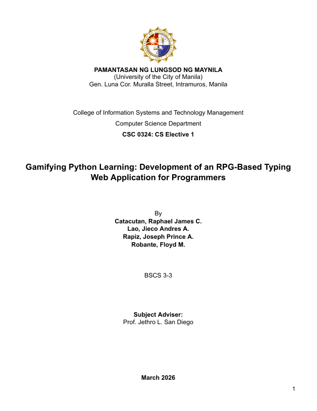 CS Elective Research